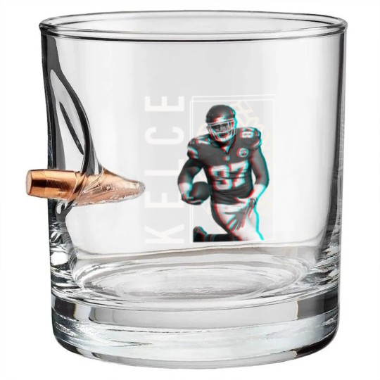 Discover Travis Kelce 87 - Travis Kelce Chiefs - Bullet Whiskey Glasses
