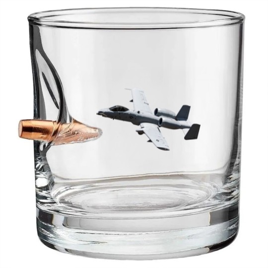 Discover A-10 Thunderbolt II Warthog Airplane - A 10 Thunderbolt 2 - Bullet Whiskey Glasses