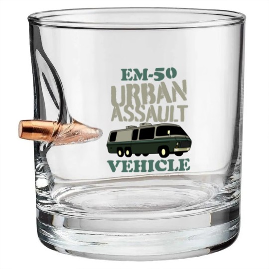 Discover The EM-50 Urban Assault Vehicle - Stripes - Bullet Whiskey Glasses