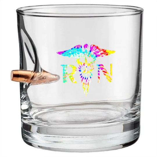 Discover Lovely Rn Registered Nurse Tie Dye Lovely Rn Registered Nurse Tie Dye Bullet Whiskey Glasses