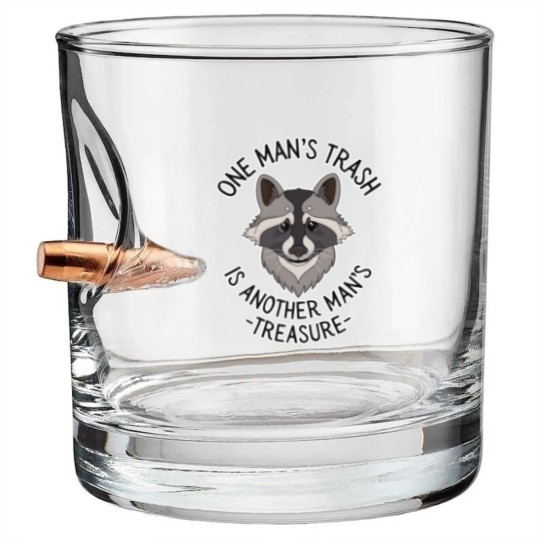 Discover One Man’s Trash is another man’s treasure Bullet Whiskey Glasses