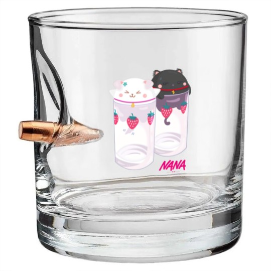 Discover Nana & Hachi - Kawaii version - Nana Anime - Bullet Whiskey Glasses