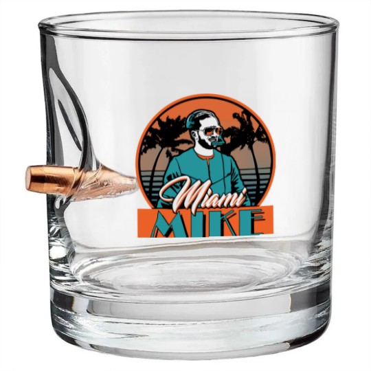 Discover Miami Mike Bullet Whiskey Glasses for Miami Football Fans (SM-5XL)