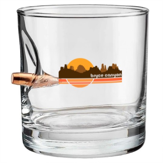 Discover Bryce Canyon 70s Retro Tourist Souvenir - Bryce Canyon - Bullet Whiskey Glasses