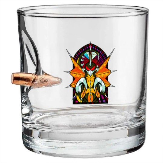 Discover Stained Glass Gigan - Gigan - Bullet Whiskey Glasses