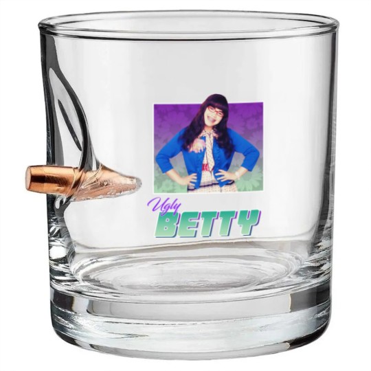 Discover Ugly Betty - 80s Style Nostalgic Print by GrumpyWire Essential Bullet Whiskey Glasses