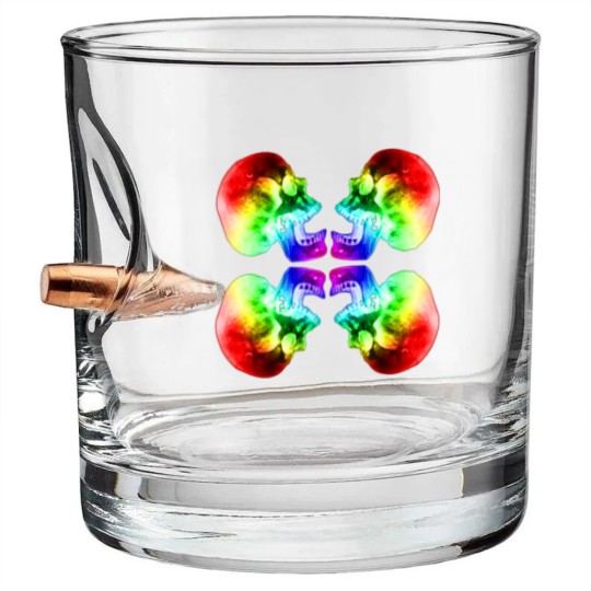 Discover Psychedelic Skulls #9 Bullet Whiskey Glasses