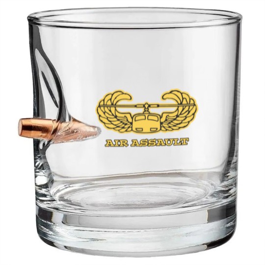 Discover 101st ARMY AIR ASSAULT Wings Gold - 101st Airborne - Bullet Whiskey Glasses