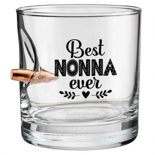 Discover Best Nonna Ever Grandma - Nonna - Bullet Whiskey Glasses