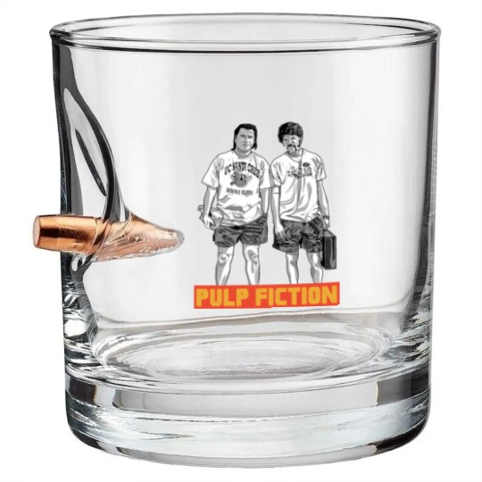 Discover Pulp Fiction Jules and Vincent Bullet Whiskey Glasses, Quentin Tarantino Bullet Whiskey Glasses