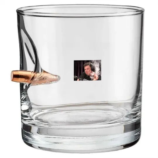 Discover Pfnetie  Elon Musk Smokes Short Sleeve Bullet Whiskey Glasses