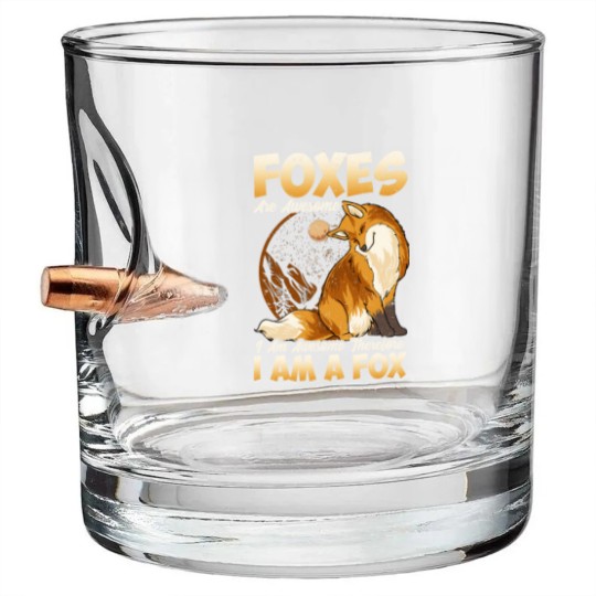 Discover Fox Bullet Whiskey Glasses Foxes Are Awesome Cute Fox Bullet Whiskey Glasses Kids Girls Boys Bullet Whiskey Glasses