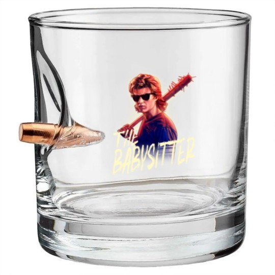 Discover Netflix Stranger Things Steve The Babysitter Portrait Bullet Whiskey Glasses