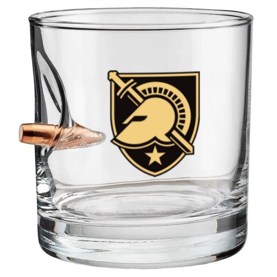 Discover Army Black Knights Logo Classic Bullet Whiskey Glasses