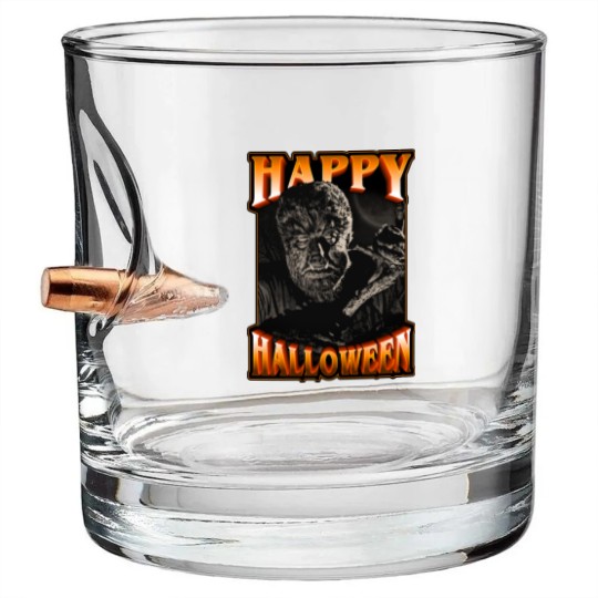 Discover Happy Halloween Wolf Man - Happy Halloween Wolf Man - Bullet Whiskey Glasses