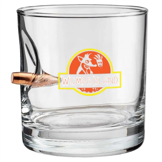 Discover Wumpa Island - Crash Bandicoot - Bullet Whiskey Glasses