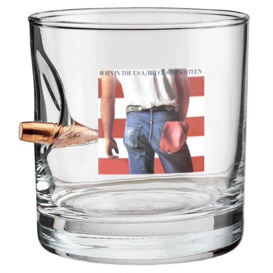 Discover Bruce Springsteen Born In The USA Rock Bullet Whiskey Glasses Bullet Whiskey Glasses