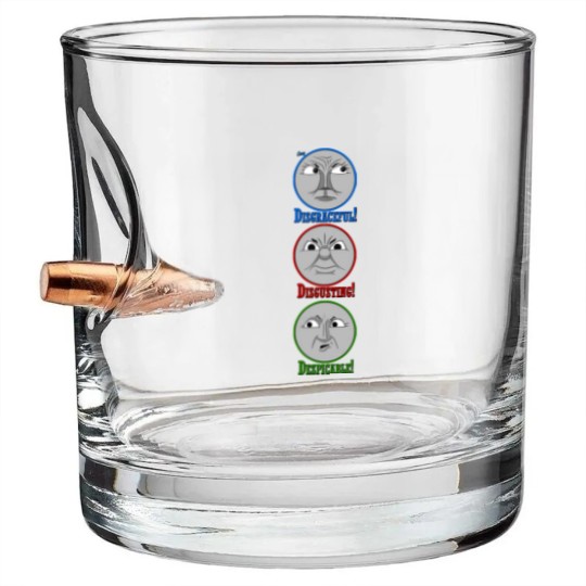 Discover Disgraceful, Disgusting, Despicable - Gordon, James & Henry - Thomas - Bullet Whiskey Glasses