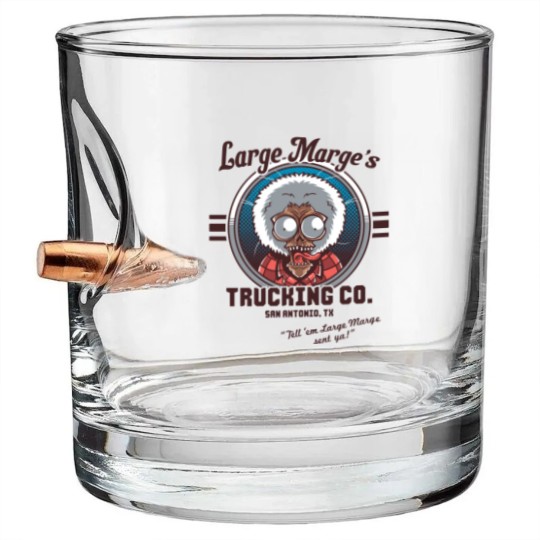 Discover Large Marge's Trucking Co. - Pee Wee Herman - Bullet Whiskey Glasses