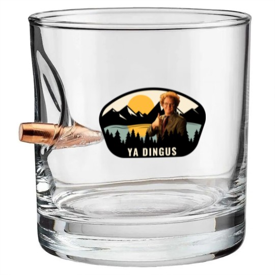 Discover Ya Dingus - Steve Brule - Bullet Whiskey Glasses