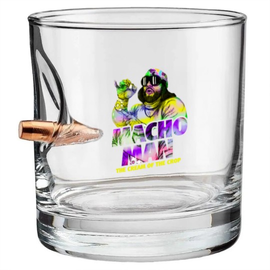 Discover Randy Macho Man - Macho Man - Bullet Whiskey Glasses