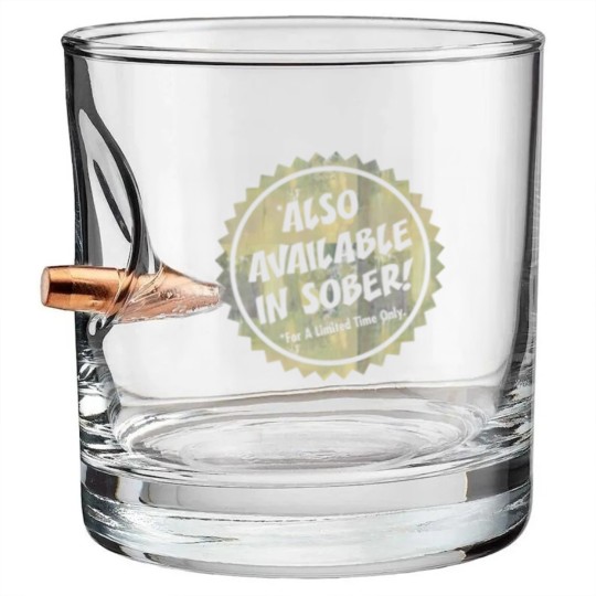 Discover Also Available In Sober Bullet Whiskey Glasses