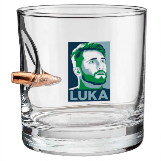 Discover Luka Doncic Hope Classic Bullet Whiskey Glasses