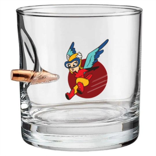 Discover Fifinella WASP Women Airforce Service Pilots Patch - Fifinella - Bullet Whiskey Glasses