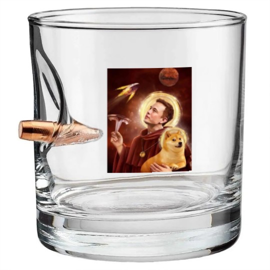 Discover Elon Musk Bullet Whiskey Glasses