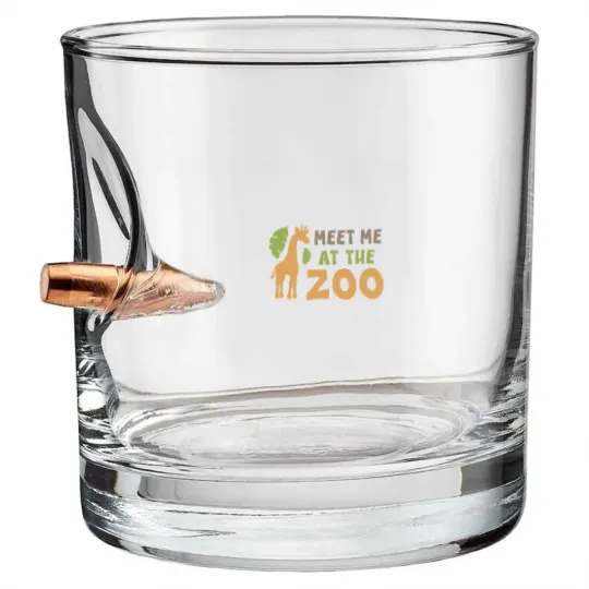 Discover Meet me at the zoo Bullet Whiskey Glasses