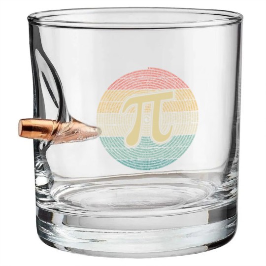 Discover PI Day Math 3.14 Number PI Lover - Pi Day - Bullet Whiskey Glasses