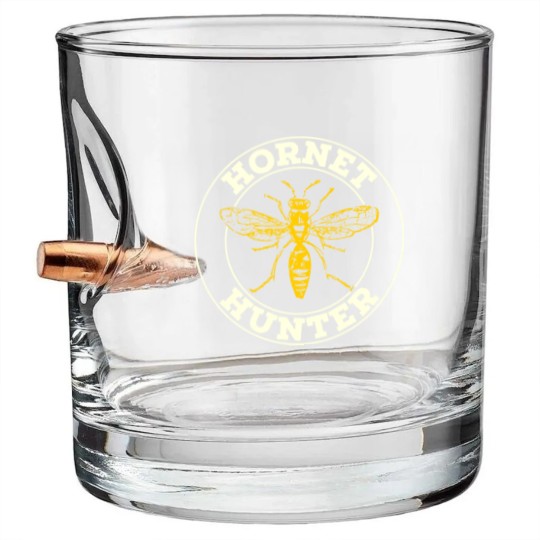 Discover Murder Hornet Hunter - Murder Hornet - Bullet Whiskey Glasses