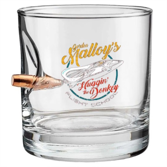 Discover Gordon Malloy's Flight School - The Orville - Bullet Whiskey Glasses