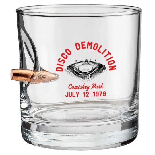 Discover Disco Demolition Vintage/Retro White Sox Bullet Whiskey Glasses