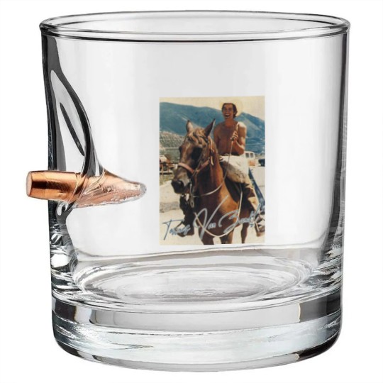 Discover Townes Van Zandt - Retro On Horse Fan Art - Townes Van Zandt - Bullet Whiskey Glasses