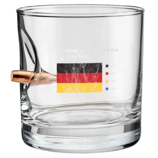 Discover Meaning Of Colors Of The German Flag Meme for Bullet Whiskey Glasses