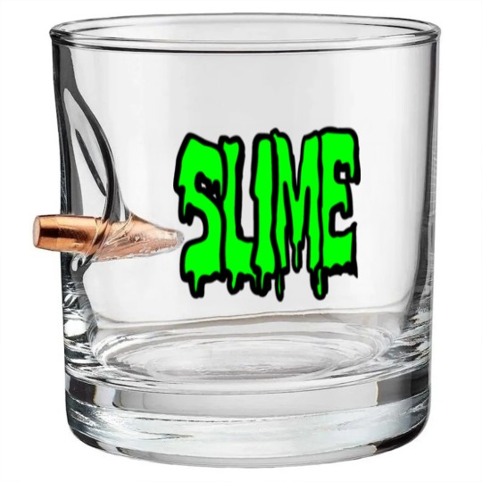 Discover Slime, nothing but pure disgusting slime Bullet Whiskey Glasses