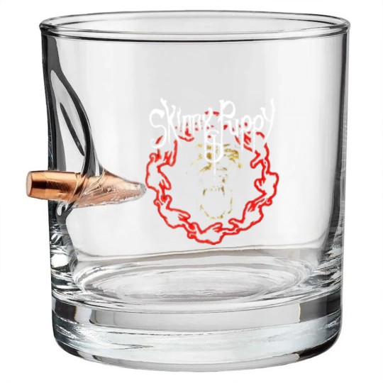 Discover Logos Skinny Puppy band Graphic Bullet Whiskey Glasses