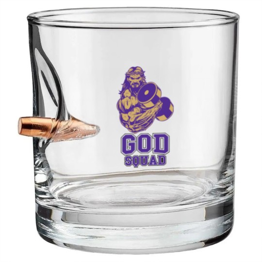 Discover Kelvin's God Squad - Righteous Gemstones - Bullet Whiskey Glasses
