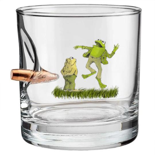 Discover Frog and toad are friends Bullet Whiskey Glasses