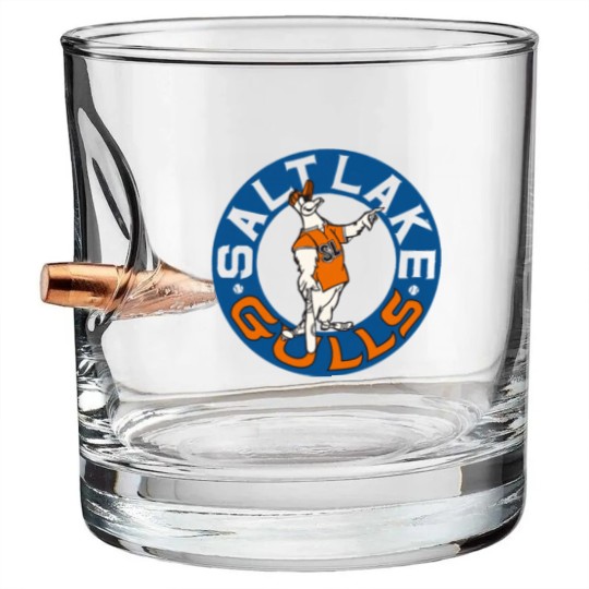 Discover Defunct - Salt Lake Gulls Baseball 1977 - Salt Lake City - Bullet Whiskey Glasses