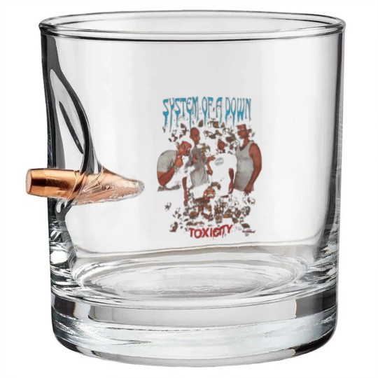 Discover Vintage SYSTEM OF DOWN American Rock Band Toxicity Bullet Whiskey Glasses