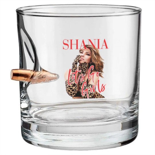 Discover Let's go girls vintage western graphic Bullet Whiskey Glasses