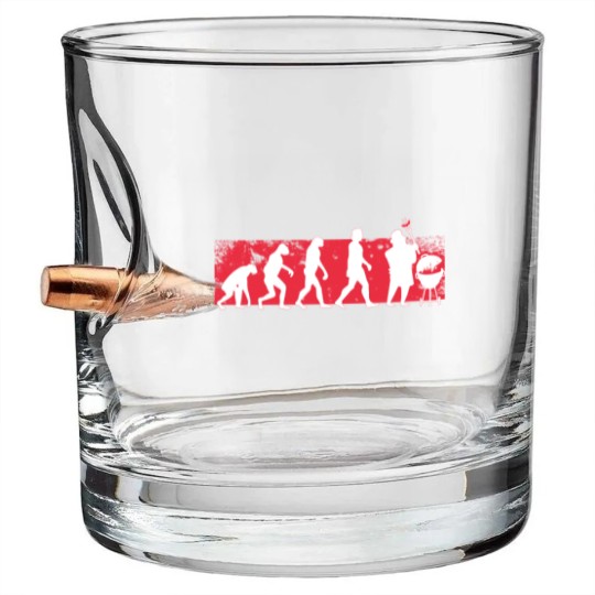 Discover Grill Evolution BBQ Grilling Meat Gift For Dad Bullet Whiskey Glasses