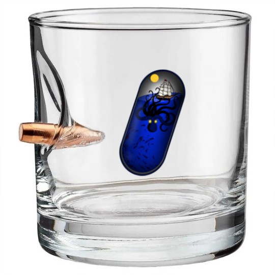 Discover Kraken in Capsule Bullet Whiskey Glasses