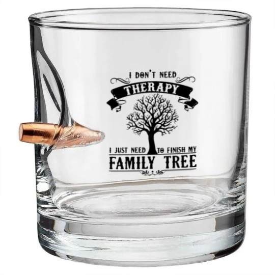 Discover Genealogy My Family Tree Bullet Whiskey Glasses Bullet Whiskey Glasses