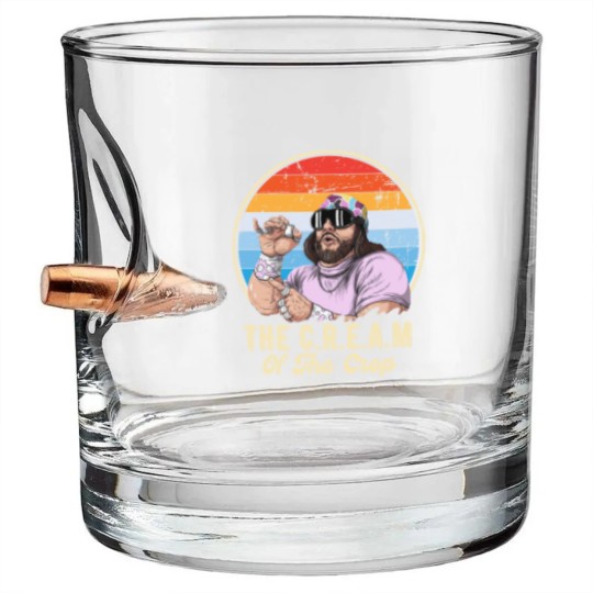 Discover The C.R.E.A.M of the crop Randy Savage legend - Macho Man - Bullet Whiskey Glasses