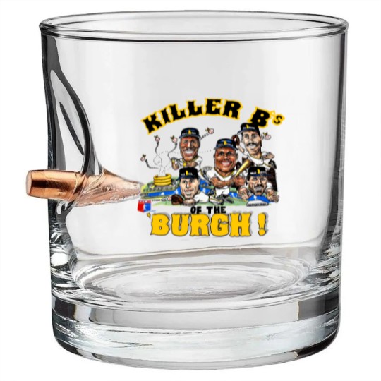 Discover New Barry BONDS Vintage 1988 KILLER Bullet Whiskey Glasses