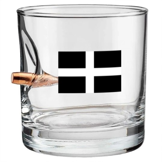 Discover Flag of Cornwall (United Kingdom) - Flag - Bullet Whiskey Glasses