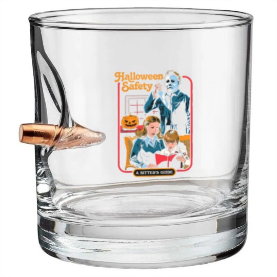 Discover Halloween Safety Bullet Whiskey Glasses